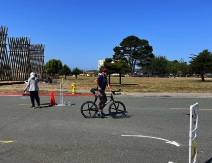 dismount your bike before T2